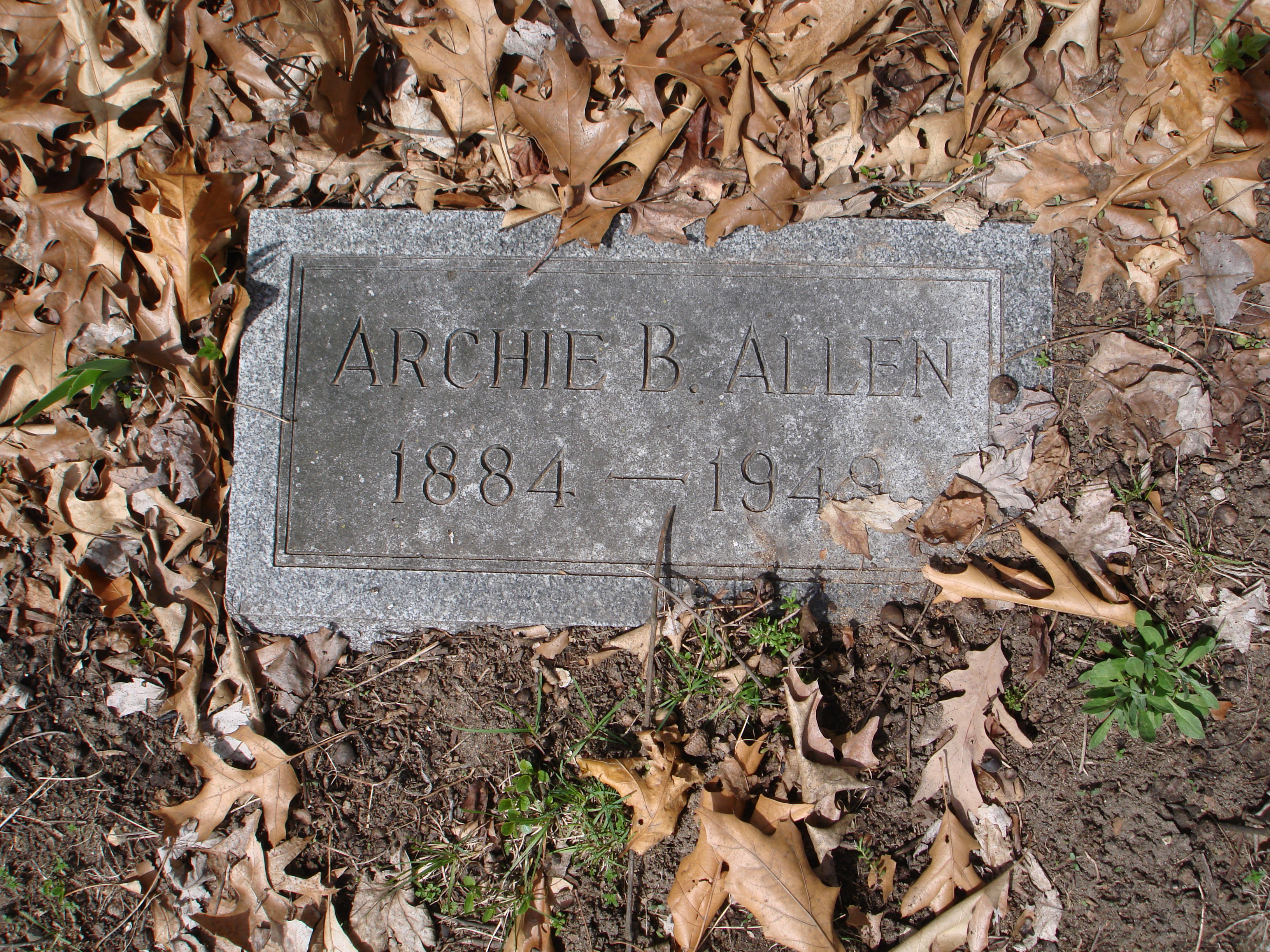 Portrait of Archie Bert Allen