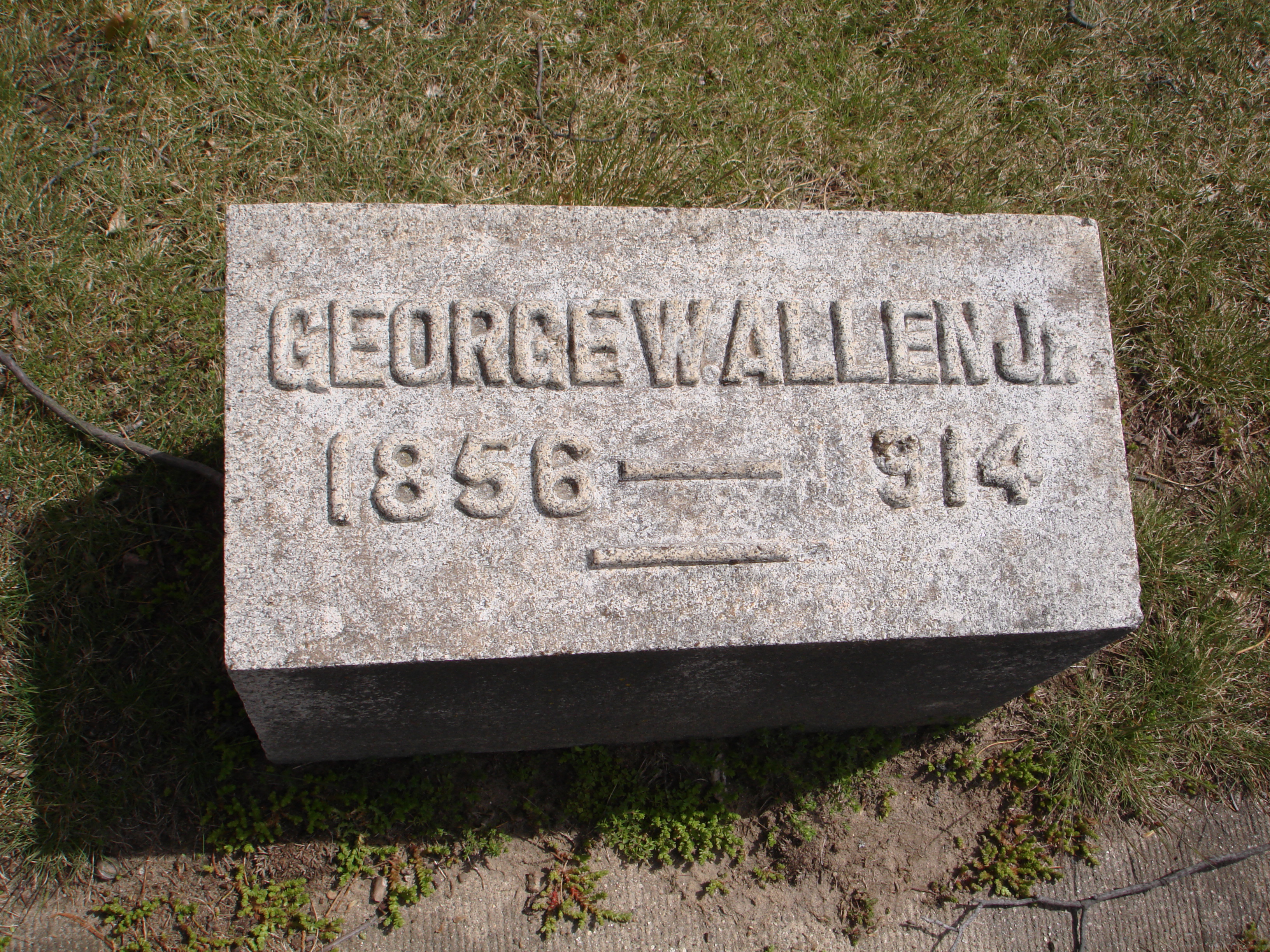 Portrait of George W Allen