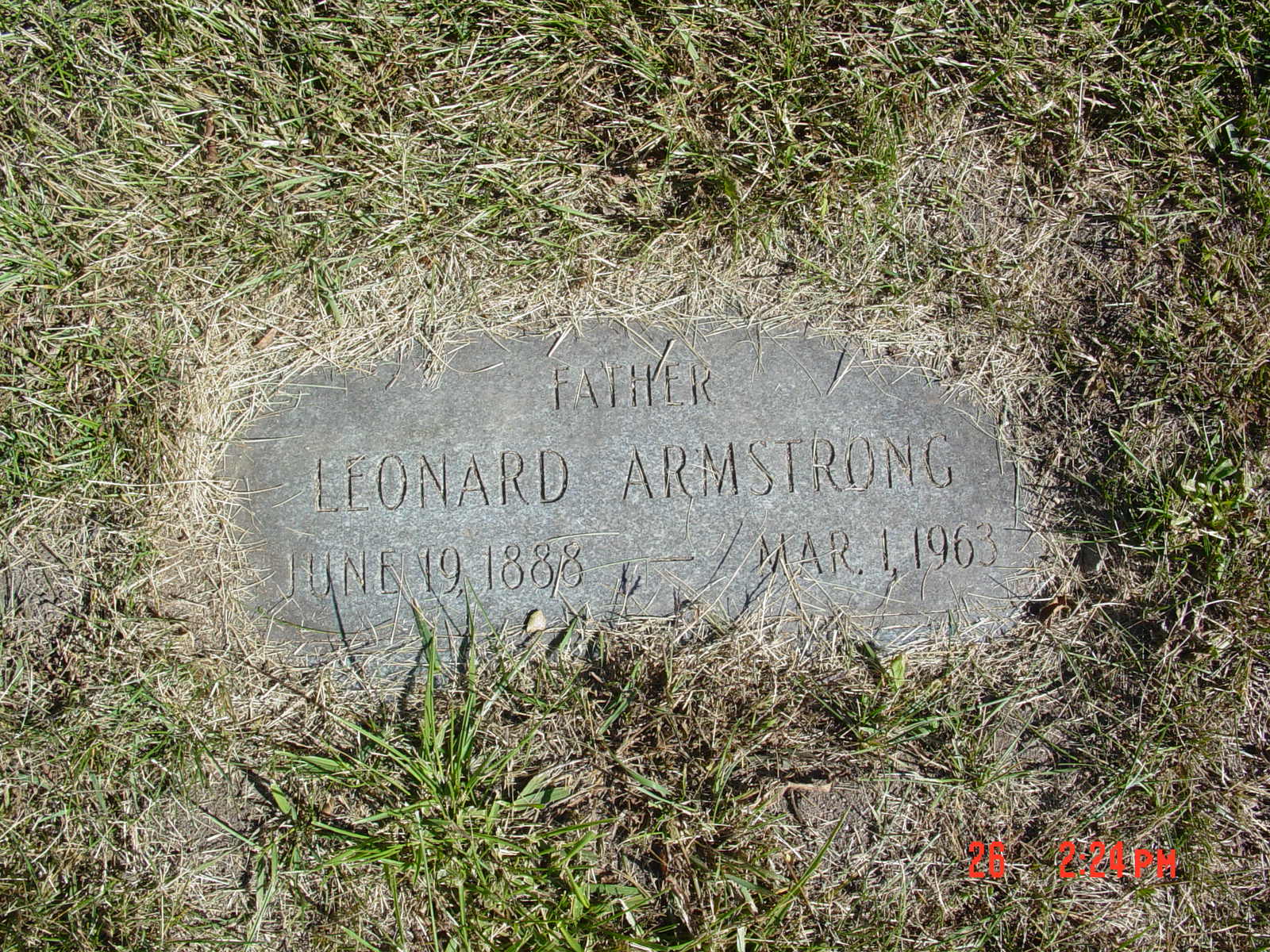 Portrait of Leonard Armstrong