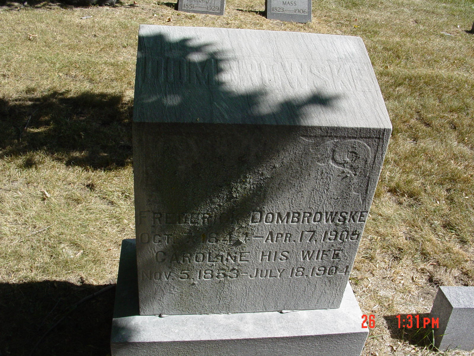 Portrait of Frederick Dombrowske