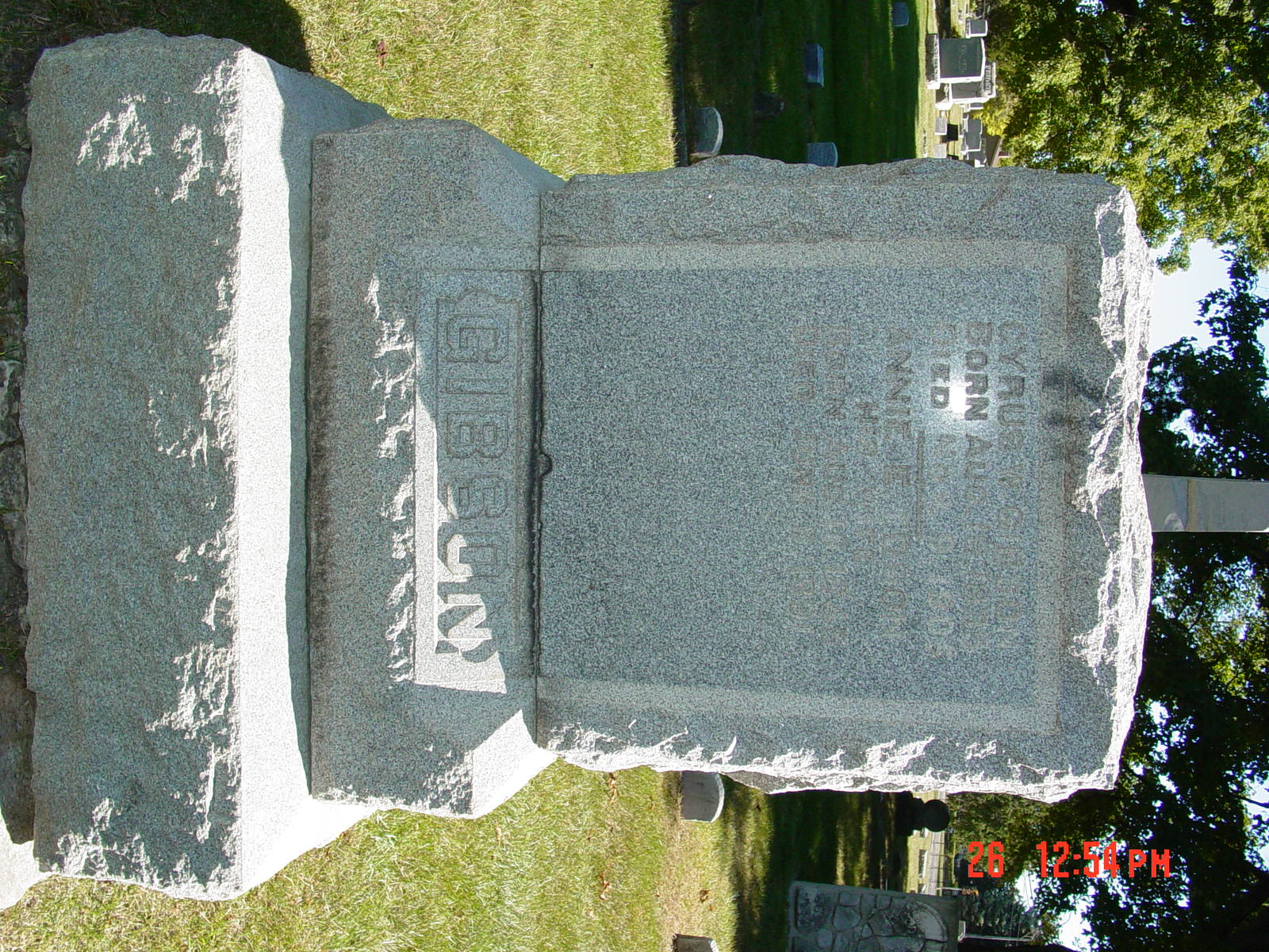 Portrait of Cyrus W Gibson