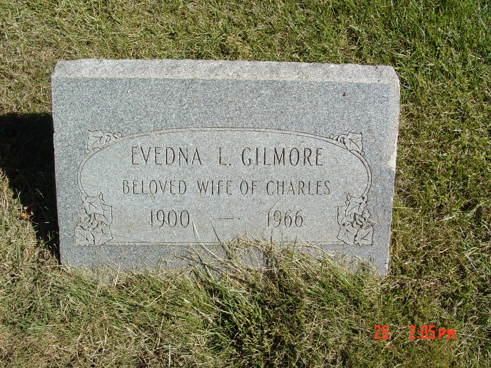 Portrait of Evedna L Gilmore