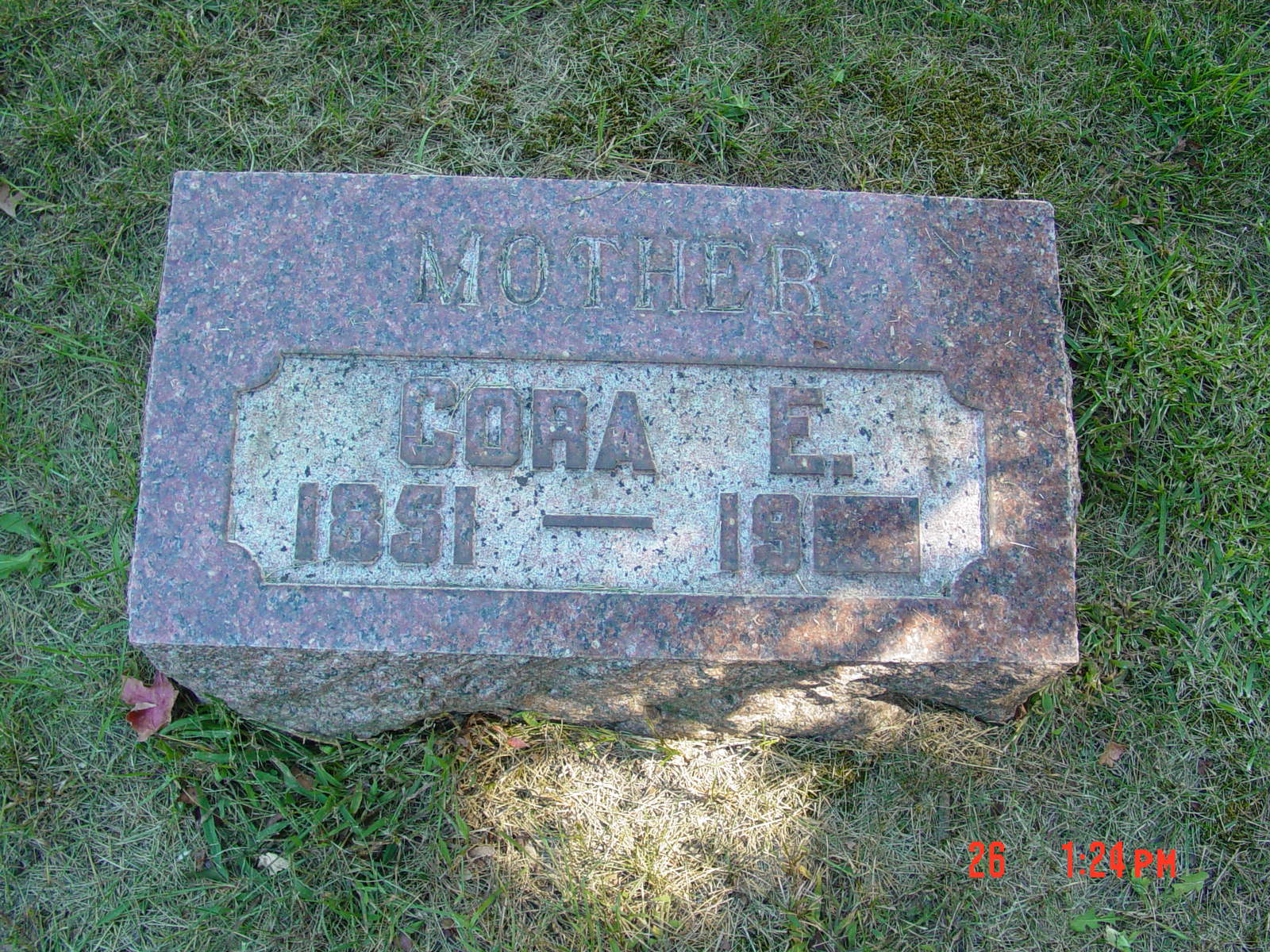 Portrait of Cora E  Harris