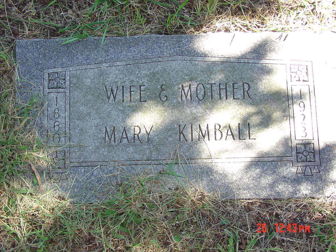 Portrait of Mary Kimball