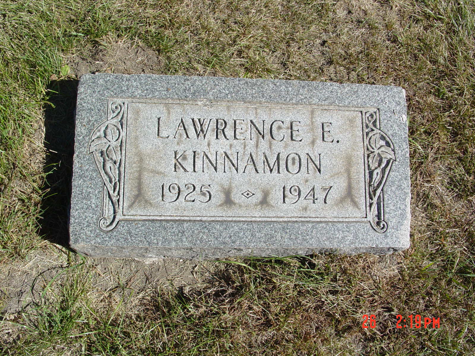 Portrait of Lawrence Edward  Kinnamon