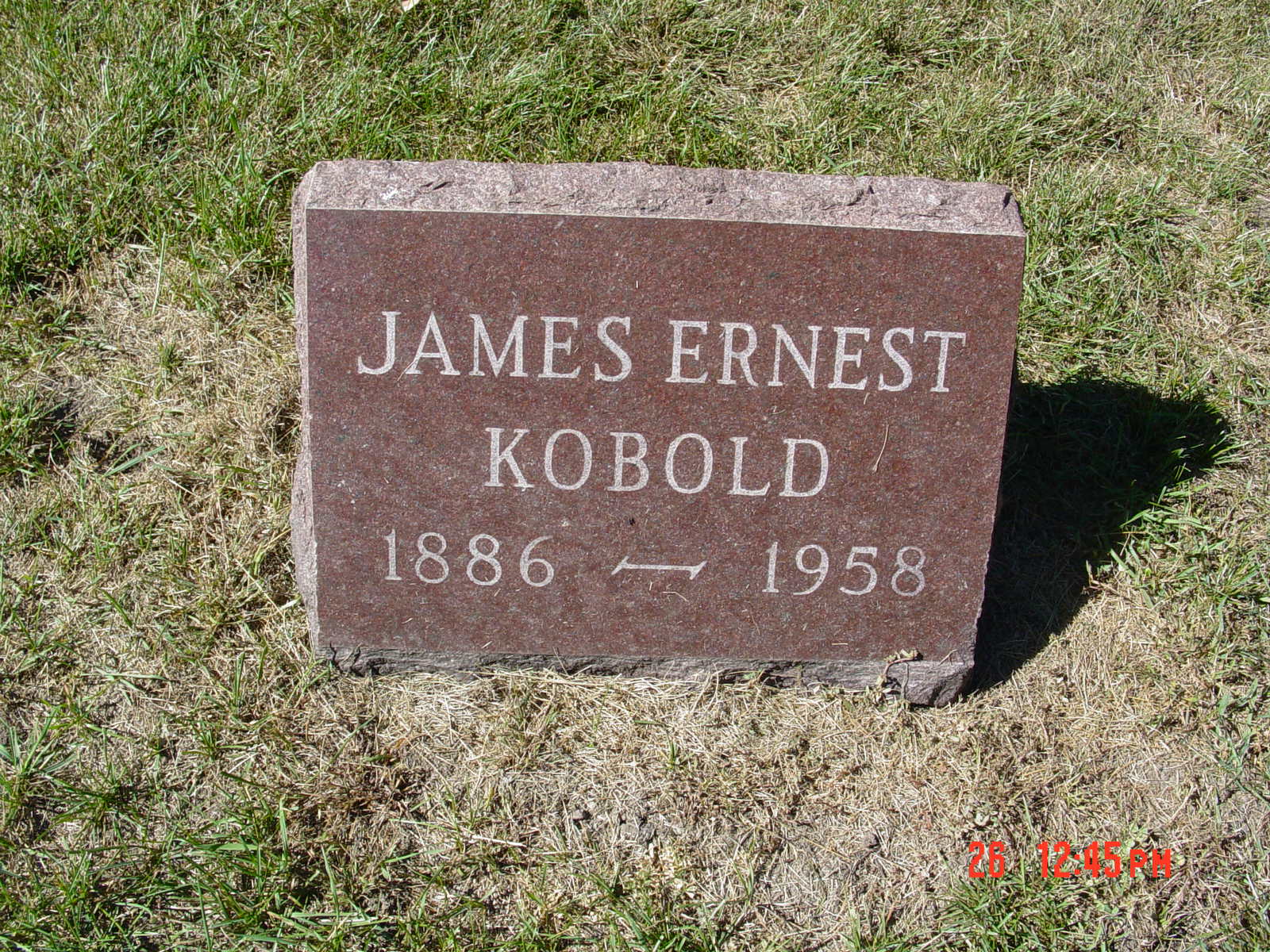Portrait of James Ernest Kobold