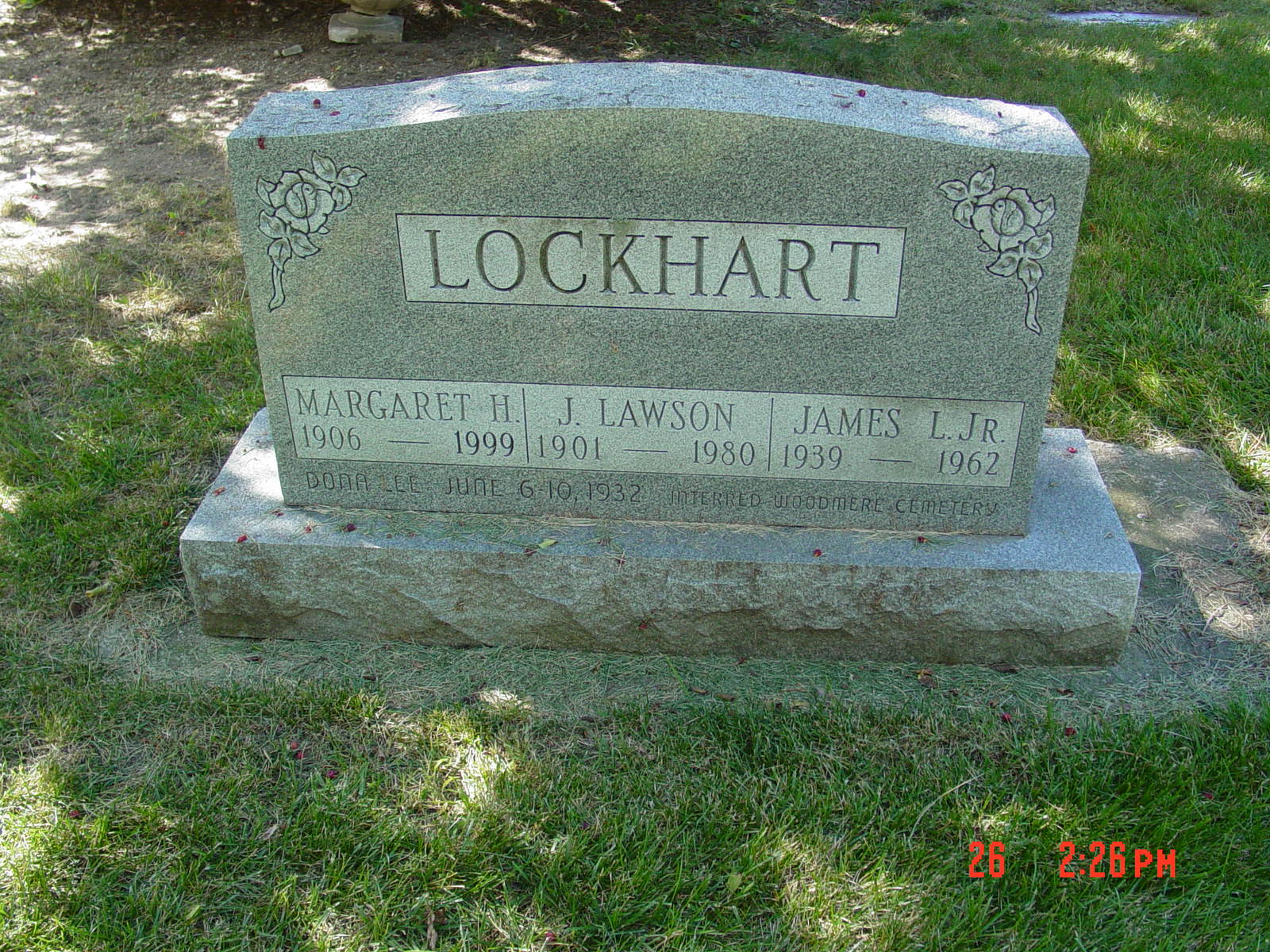 Portrait of Margaret H Lockhart