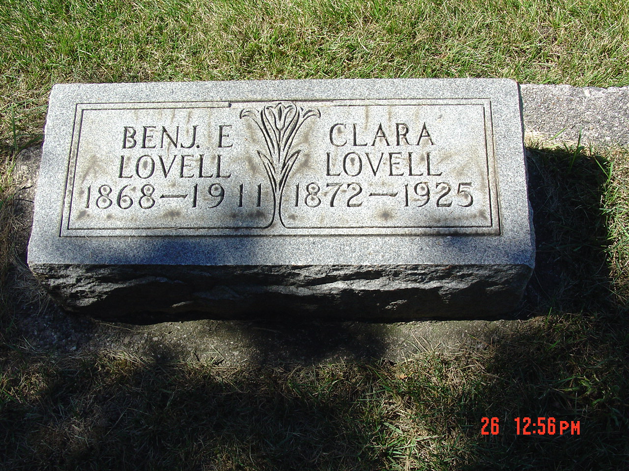 Portrait of Benj E Lovell