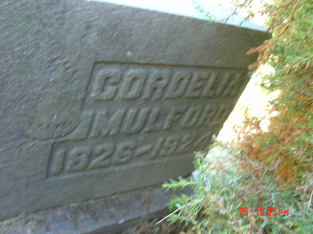 Portrait of Cordelia Culver Mulford