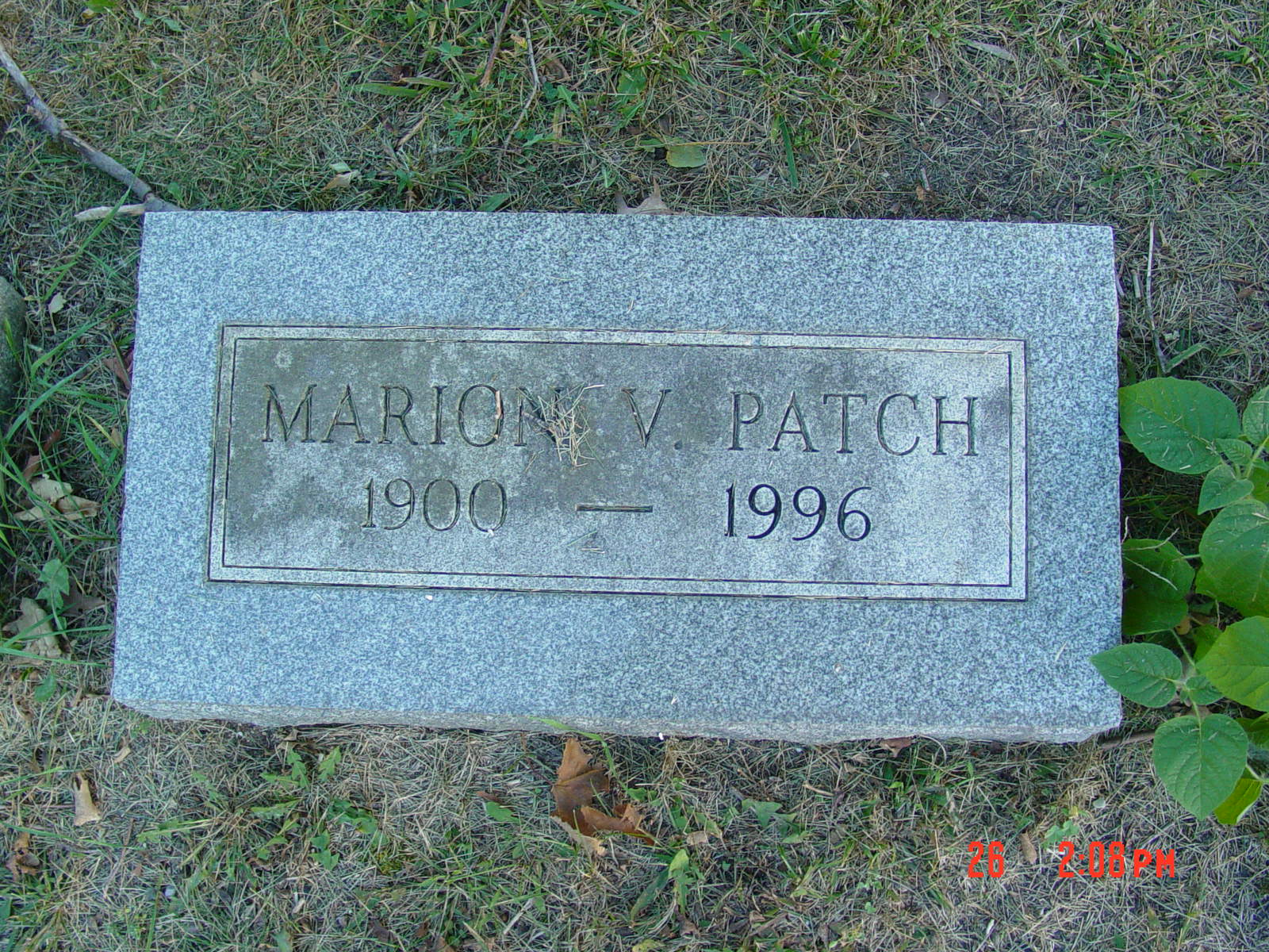Portrait of Marion V.  Patch