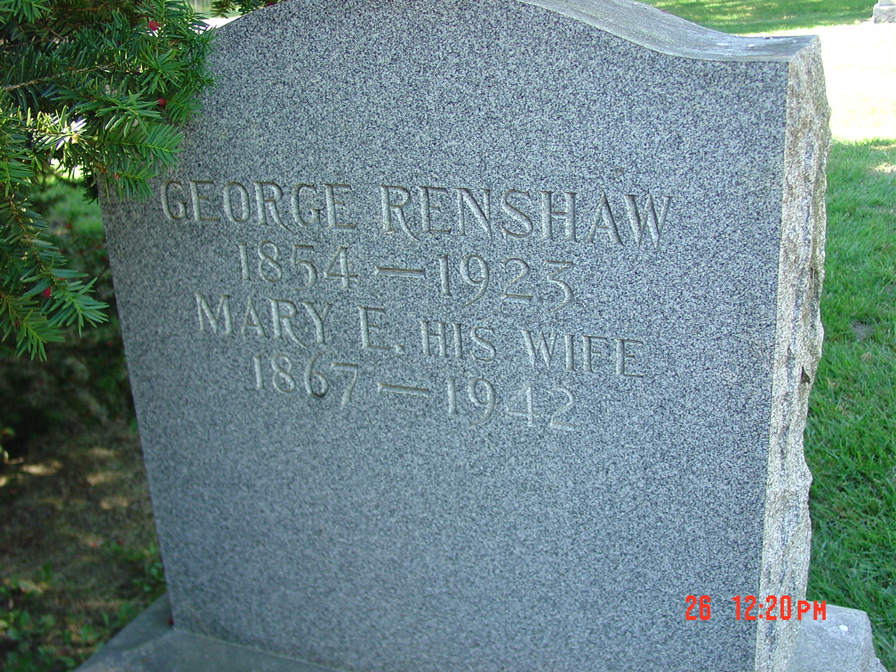 Portrait of Mary E. Margar Renshaw