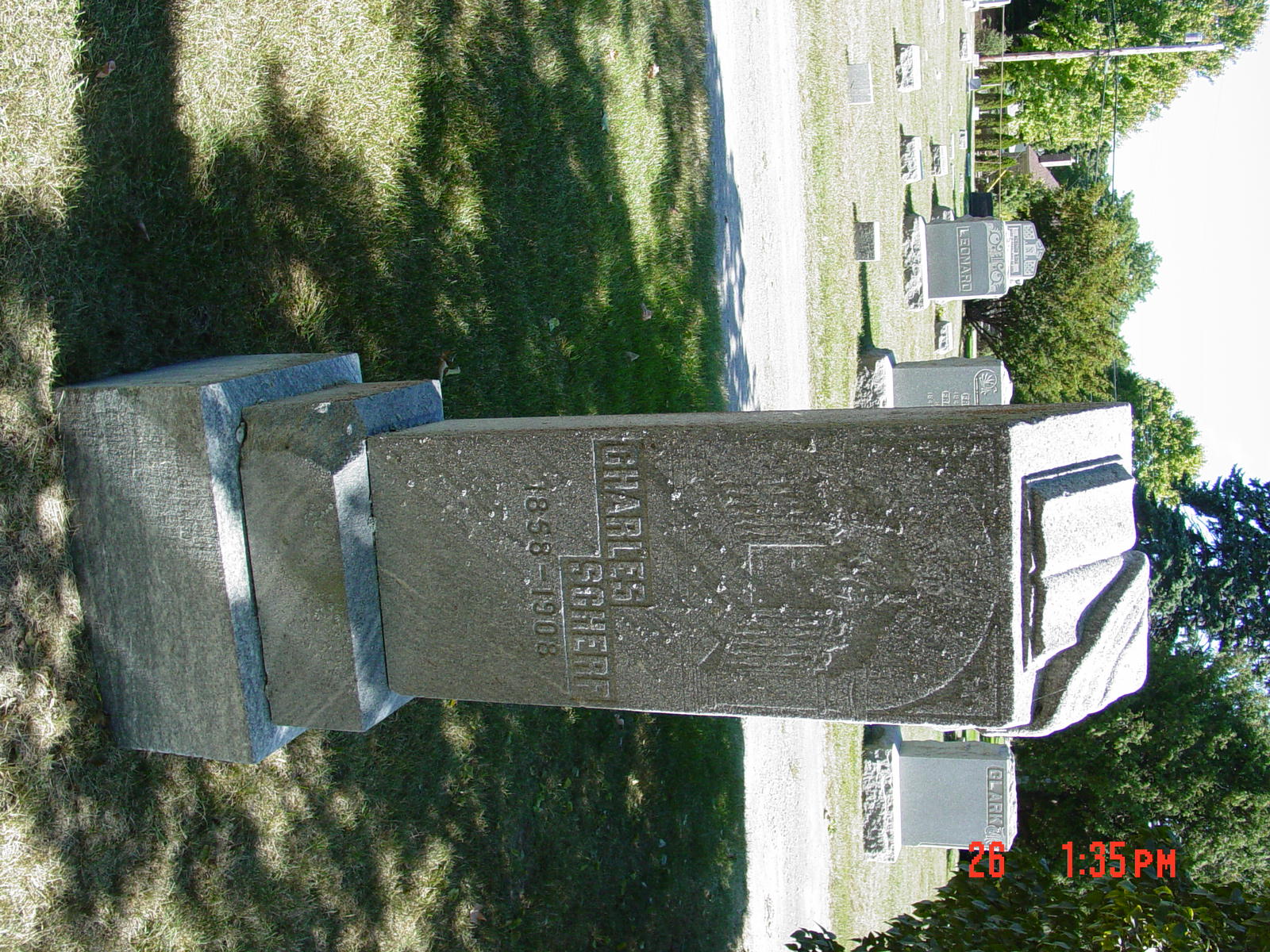Portrait of Charles Scherf