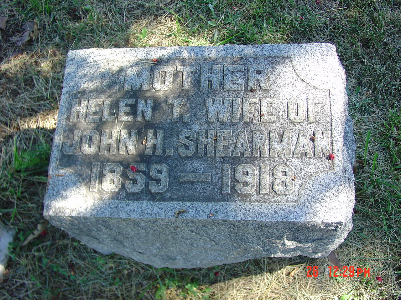 Portrait of Helen T Frank Shearman