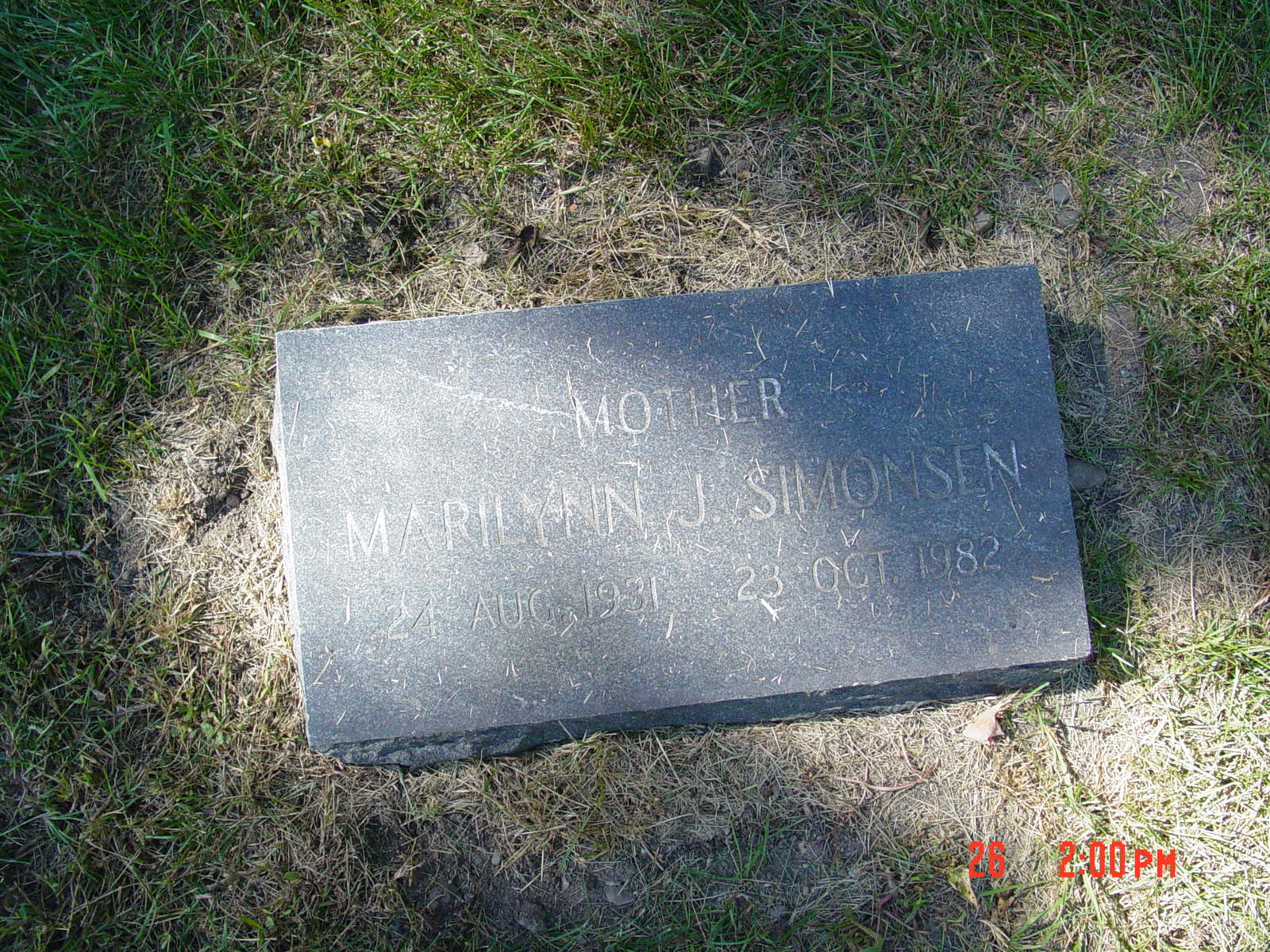 Portrait of Marilyn J Simonsen