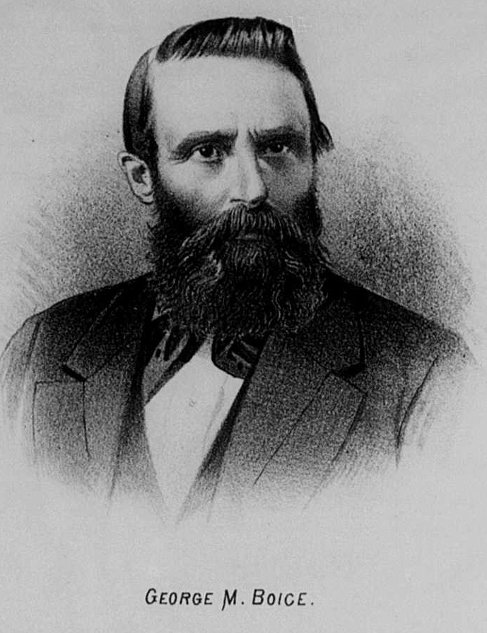 Portrait of George M Boice