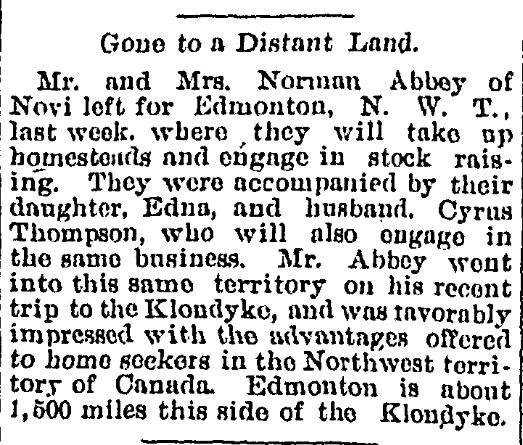 Gone to a Distance Land - Norman Abbey