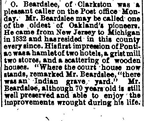 O. Beardslee Remembers