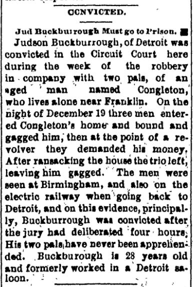 Jud Buckburough Convicted