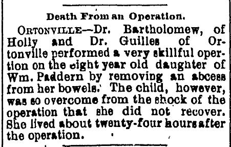 Death From Operation