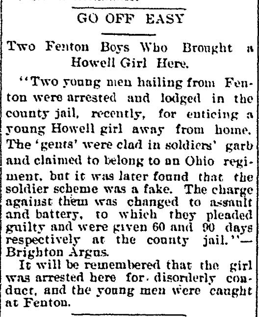 Fenton Boys Arrested