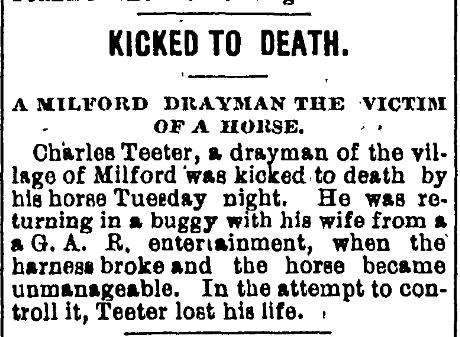 Charles Teeter Kicked To Death