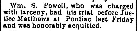 William S. Powell Acquitted