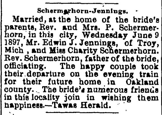 Schermarhorn - Jennings Wedding