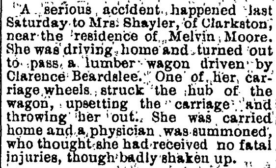 Shayler and Moore Accident