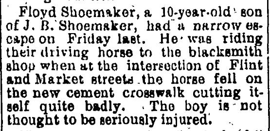 Floyd Shoemaker Injured