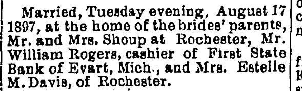 Shoup - Rogers Wedding