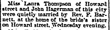 Hagerman - Thompson Wedding