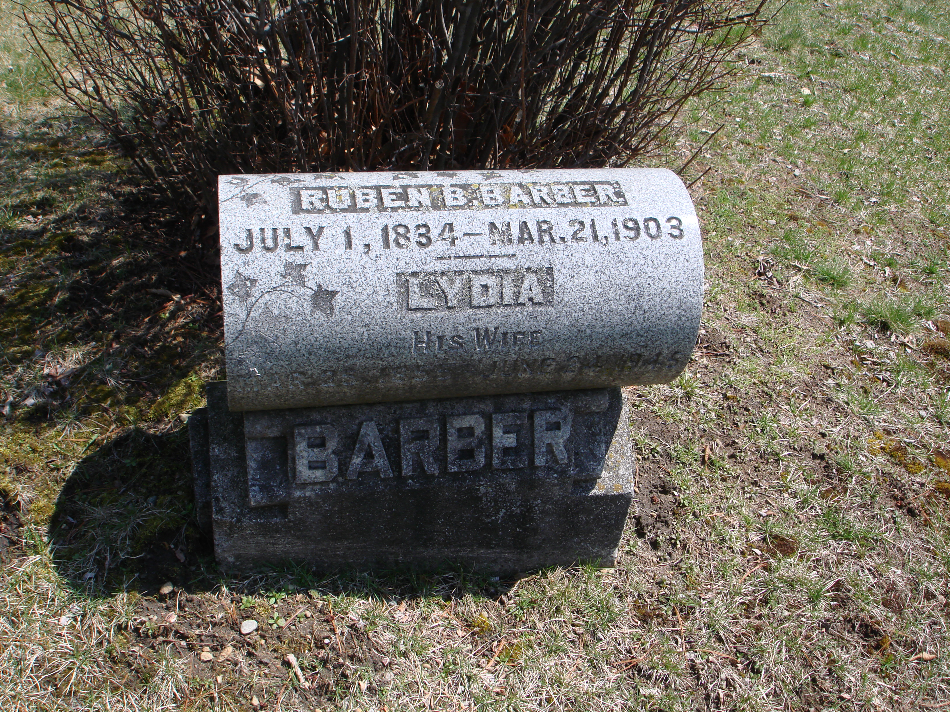 Portrait of Reuben B. Barber