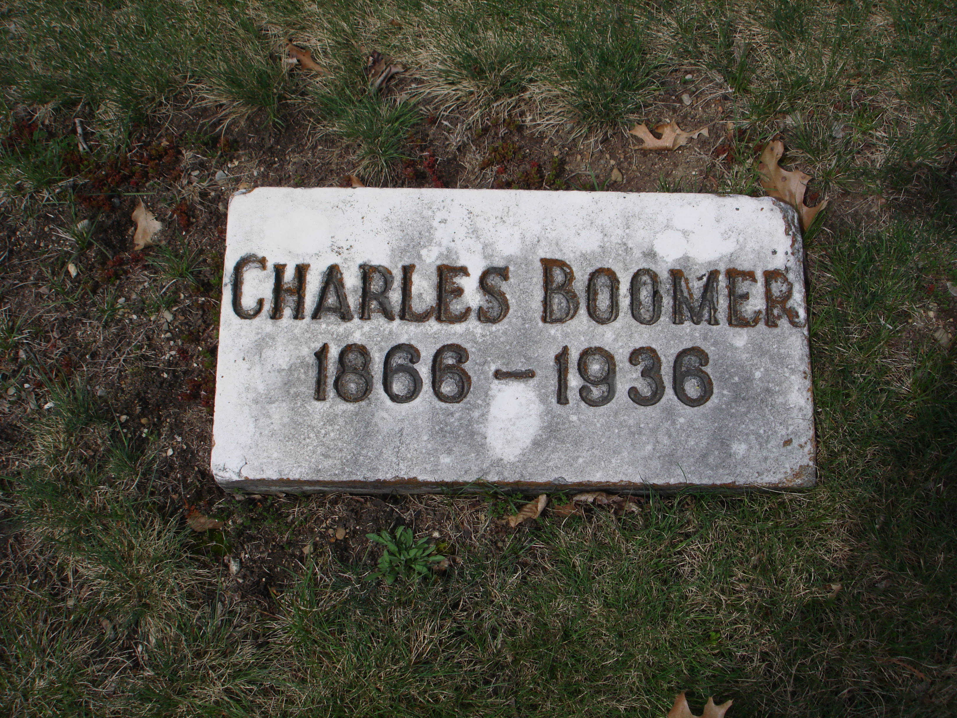 Portrait of Charles S Boomer