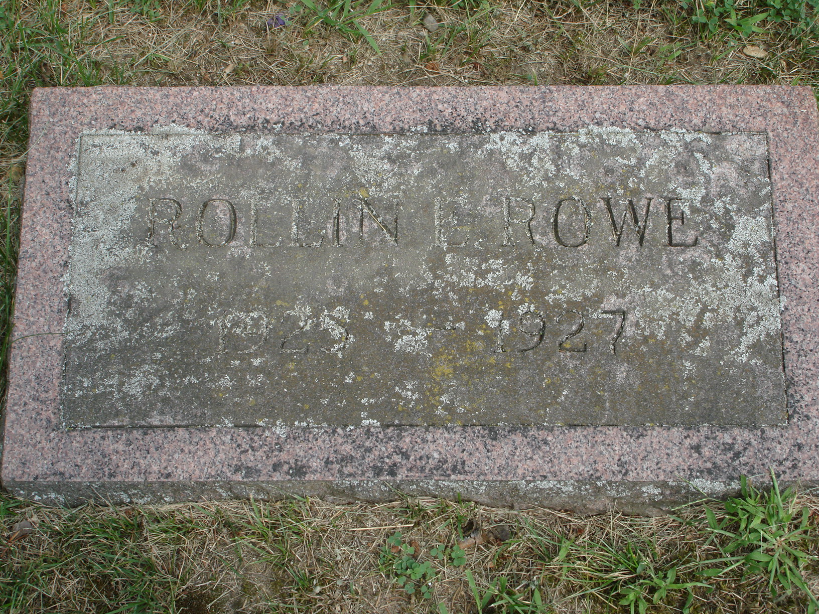 Portrait of Rollin Edward Rowe