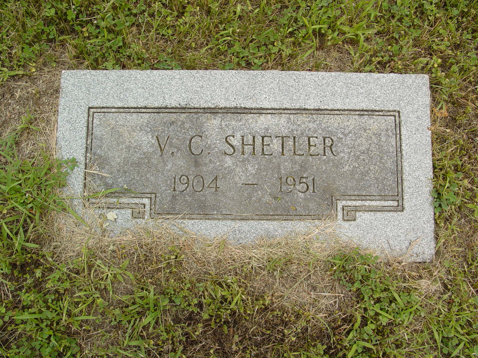 Portrait of V C Shetler