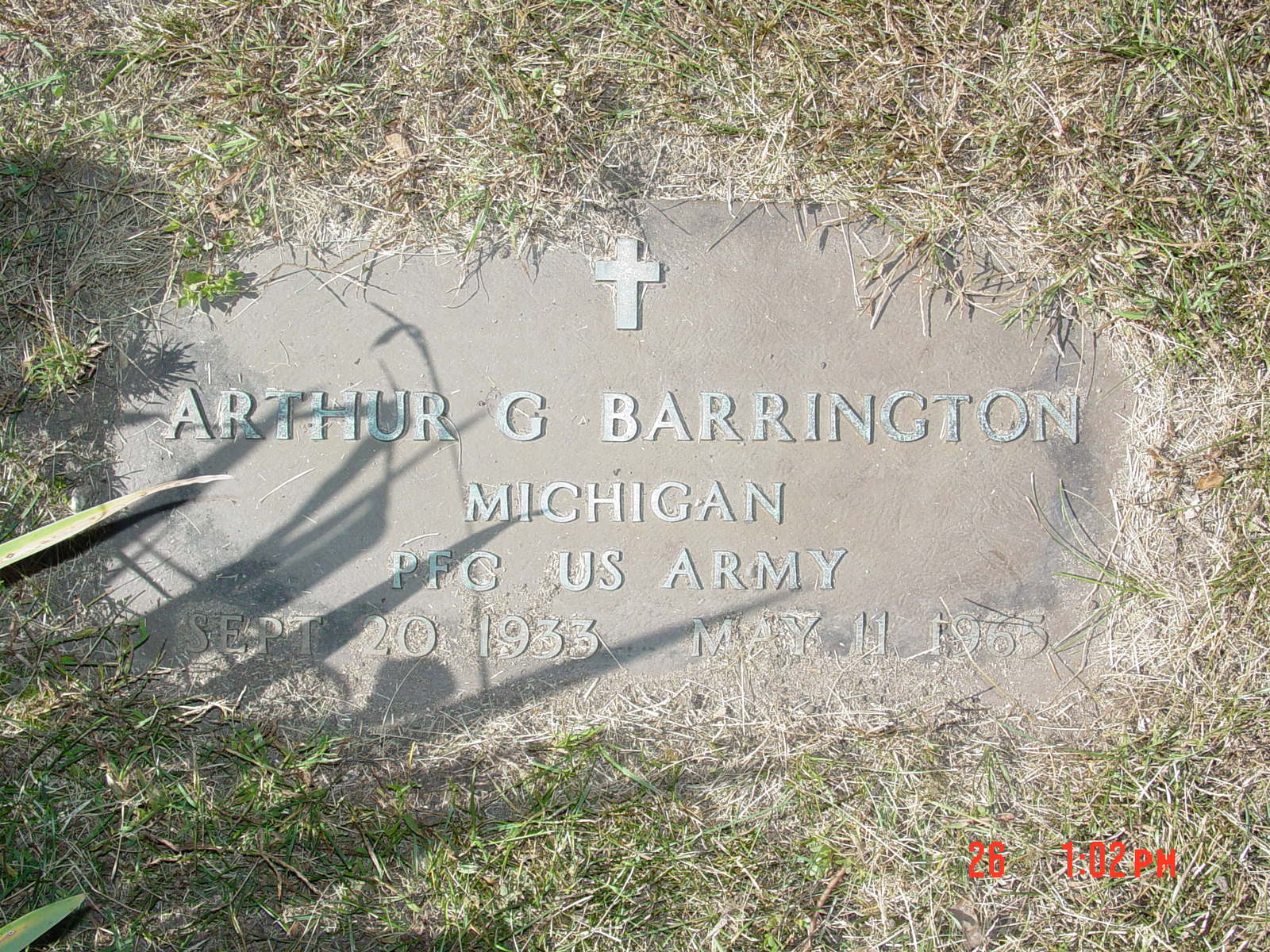 Portrait of Arthur George Barrington