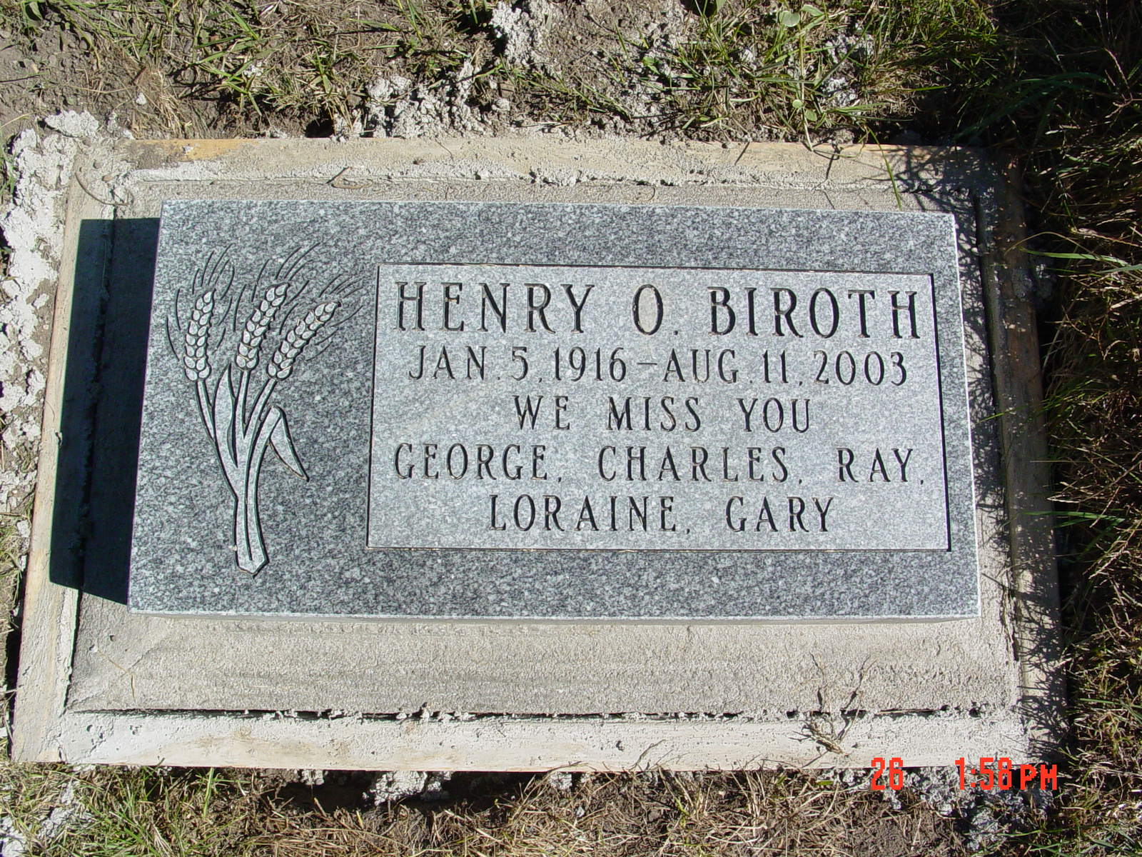 Portrait of Henry Oscar Biroth