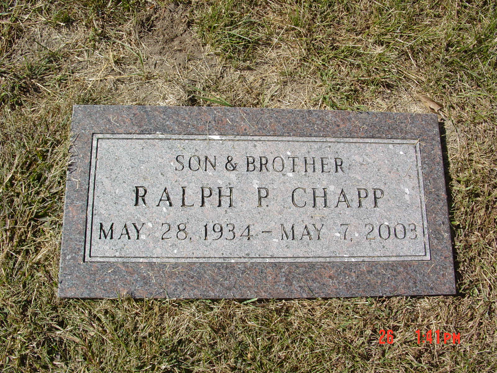 Portrait of Ralph P Chapp