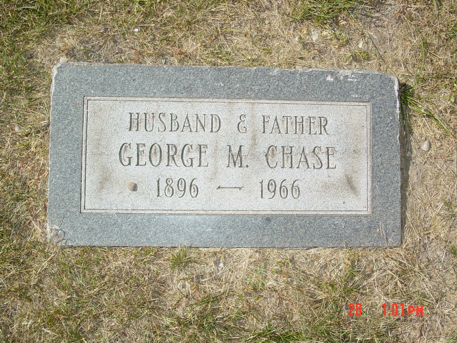 Portrait of George M Chase