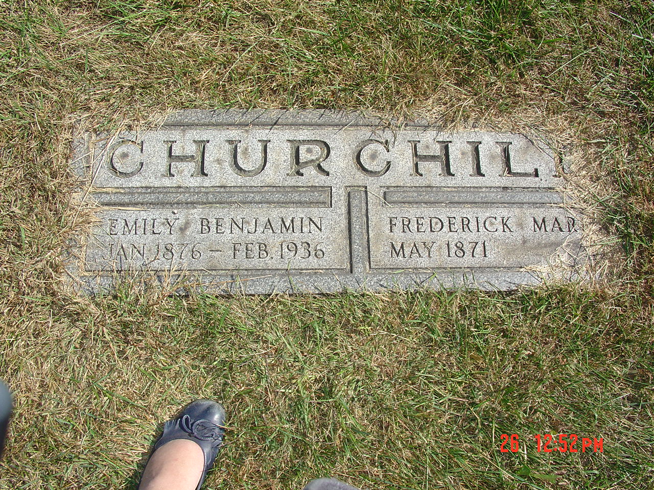 Portrait of Emily Benjamin Churchill