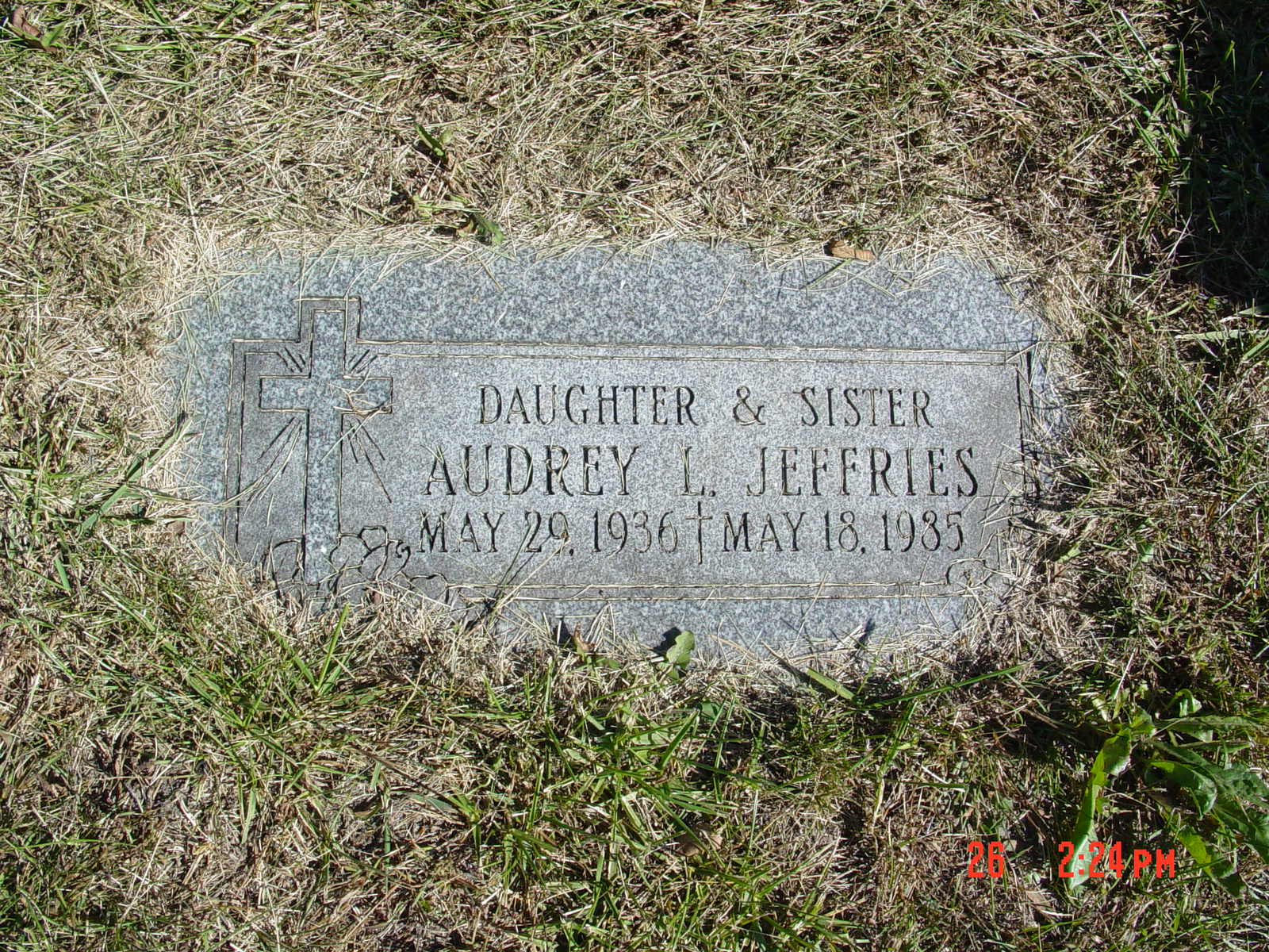 Portrait of Audrey L Jeffries