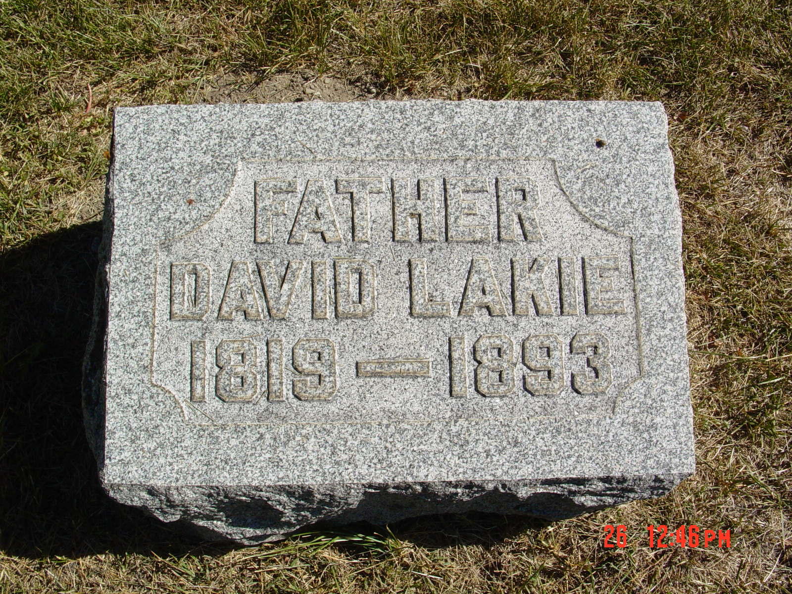 Portrait of David Lakie