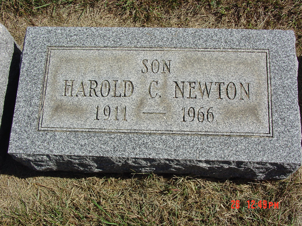 Portrait of Harold C Newton