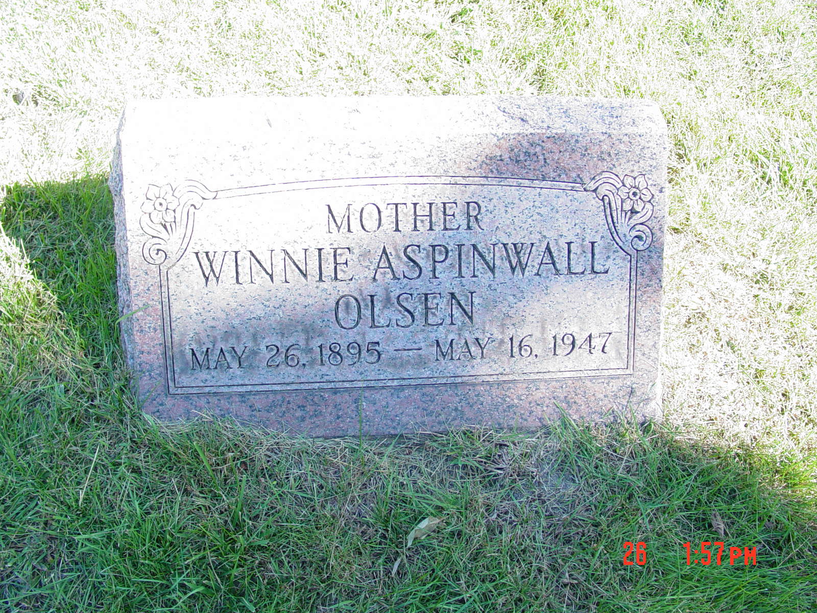 Portrait of Winnie Aspinwall Olsen