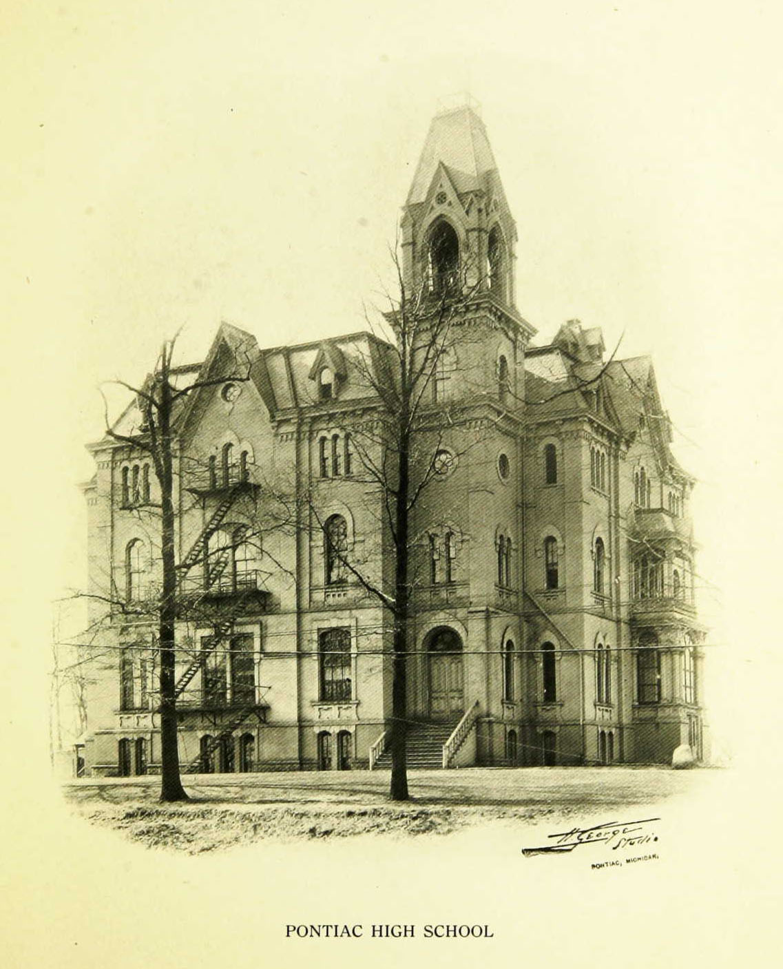 Pontiac High School - 1912