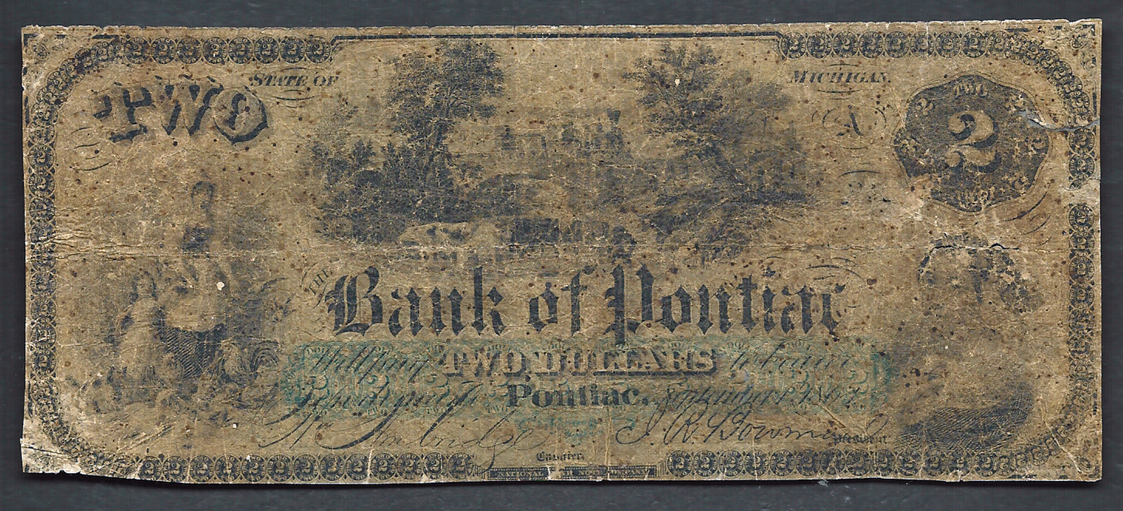 2 dollar Banknote - Pontiac