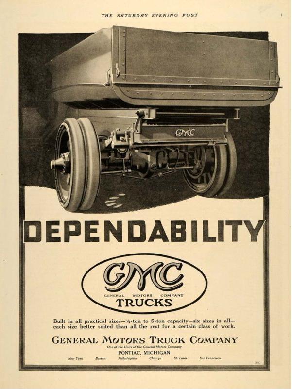 Ad for GMC Trucks - Pontiac
