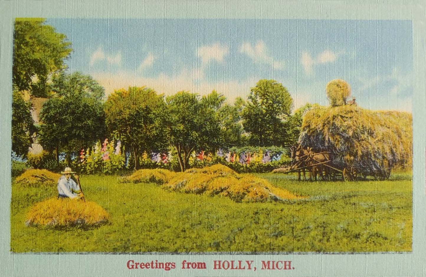 Postcard of Holly