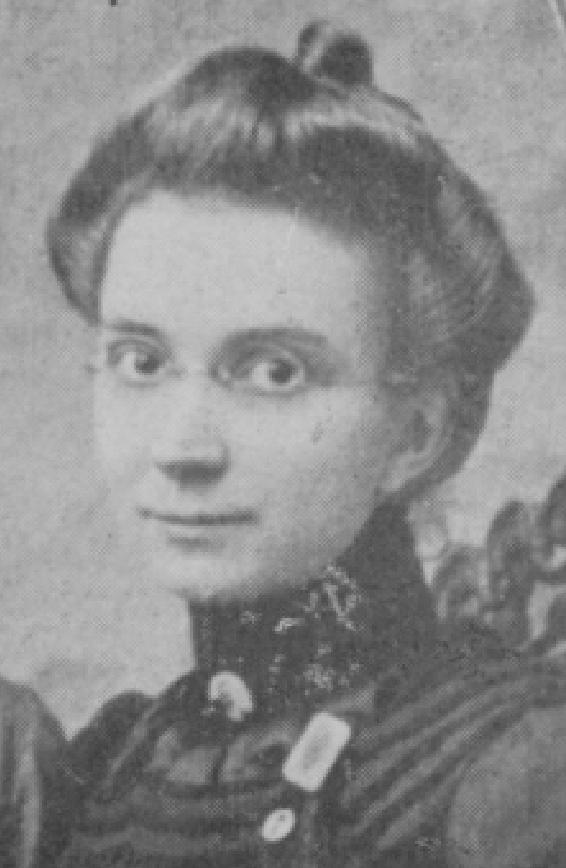 Portrait of Flora E Bates